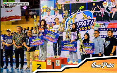 SMKN 1 Kotabaru Raih Juara 3 Basketball Putri pada Bupati CUP 2025