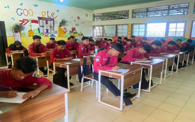 Pelaksanaan Asesmen Sumatif Kelas XII SMKN 1 Kotabaru Dimulai dengan Tertib