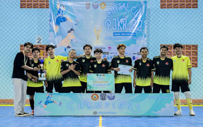 SMK Negeri 1 Kotabaru Raih Juara 2 Futsal CUP PJKR22 Awal Tahun Pelajaran 2026