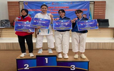 SMKN 1 Kotabaru Raih Juara 3 Karate Putri di O2SN Tingkat Provinsi Kalimantan Selatan 2025