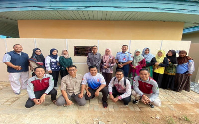 Peresmian Tempat Wudhu Hasil Renovasi Wakaf di SMKN 1 Kotabaru