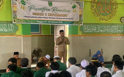 Pesantren Ramadhan SMKN 1 Kotabaru Resmi Dibuka, Tingkatkan Keimanan dan Kedisiplinan Siswa